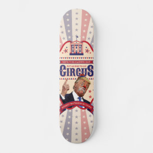 Trumman är en sluten cirkus för Vintage Poster Mini Skateboard Bräda 18,5 Cm