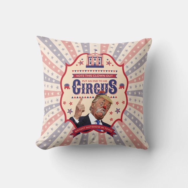 Trumman är en sluten cirkus-Poster Vintage Kudde (Framsida)