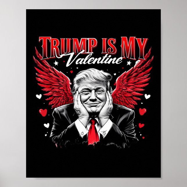 Trumman är min hjärtans rovhjärtans dag. poster (Framsidan)