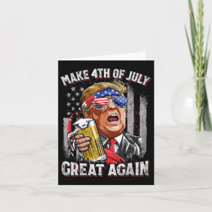 Trumman gör 4:e juli Underbar igen att Manar ska d Kort
