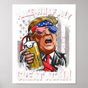 Trumman gör 4:e juli Underbar igen att Manar ska d Poster