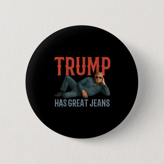 Trumman har Underbara Jeans underliga politiska PM Knapp (Framsida)
