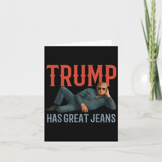 Trumman har Underbara Jeans underliga politiska PM Kort (Framsida)