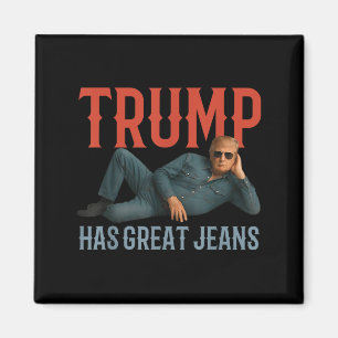 Trumman har Underbara Jeans underliga politiska PM Magnet
