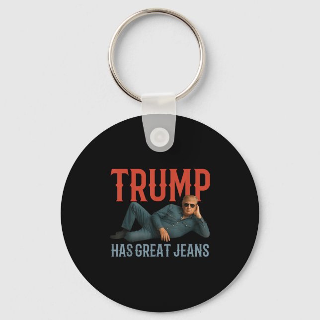 Trumman har Underbara Jeans underliga politiska PM Nyckelring (Framsida)