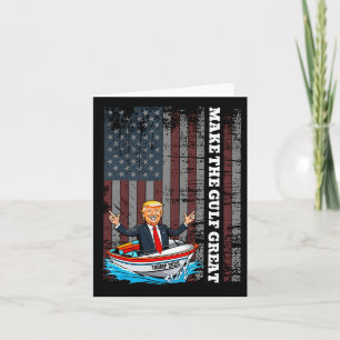 Trumman i USA:s Bukt gör Bukten Underbar Kort