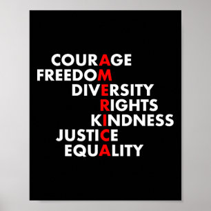 Trumman slutar att förekomma din rasism är patriot poster