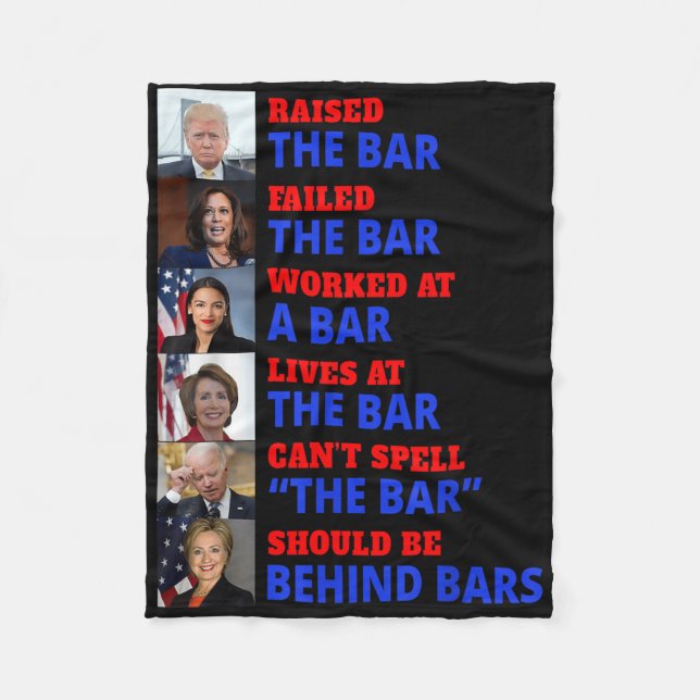 Trumman som har ökat Pub-Harris Misslyckats Pub Fleecefilt (Framsidan)
