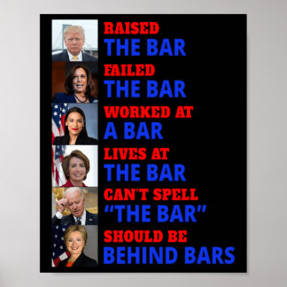 Trumman som har ökat Pub-Harris Misslyckats Pub Poster