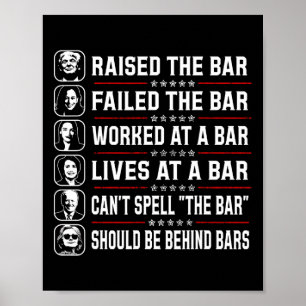 Trumman tog upp Pub och Misslyckades Pub Poster