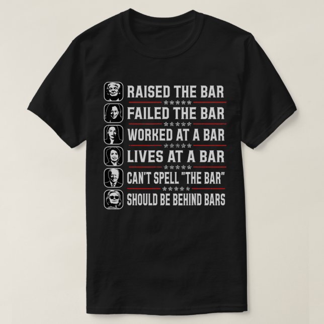 Trumman tog upp Pub och Misslyckades Pub T Shirt (Design framsida)