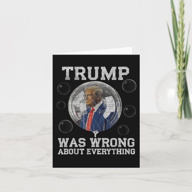Trumman var felaktig om allt antitrumpprogram kort (Framsida)