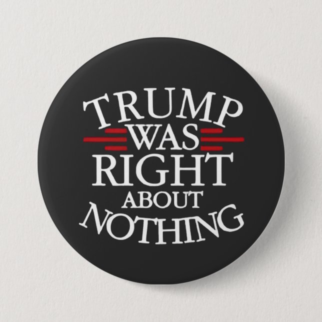 Trumman var Höger om ingenting antitrumpdemokrati Knapp (Framsida)