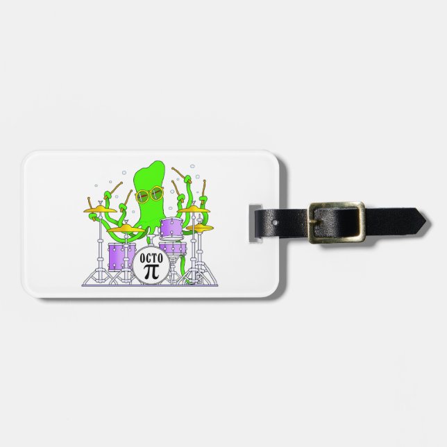 Trummande bläckfisk bagagebricka (Horisontell Framsida)