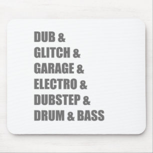 Trummar den Electro tekniskt fel Dubstep för dube Musmatta