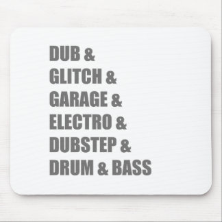 Trummar den Electro tekniskt fel Dubstep för duben Musmatta
