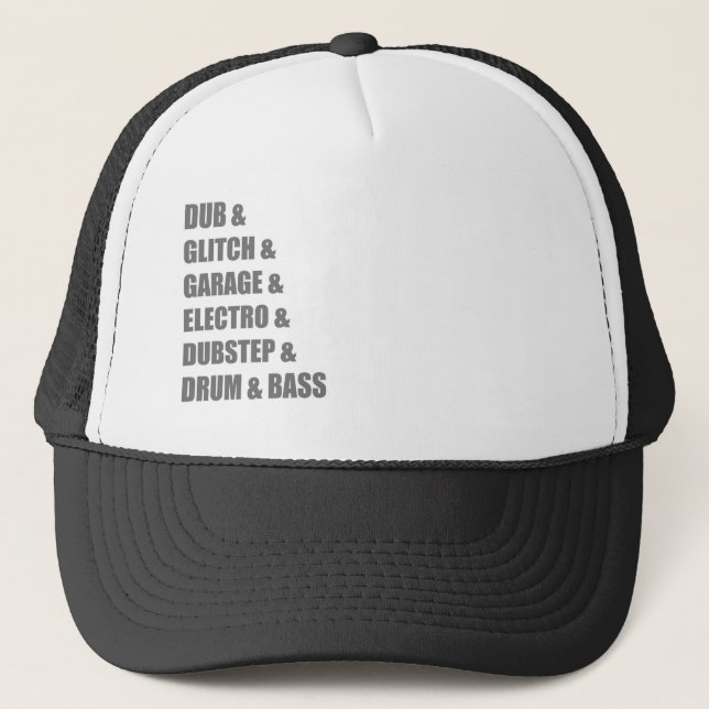 Trummar den Electro tekniskt fel Dubstep för duben Truckerkeps (Framsida)