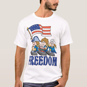 Trummar den revolutionära krigfifen för amerikan tee shirt