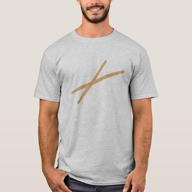 Trummar - Drumsticks T-shirt (Framsida)