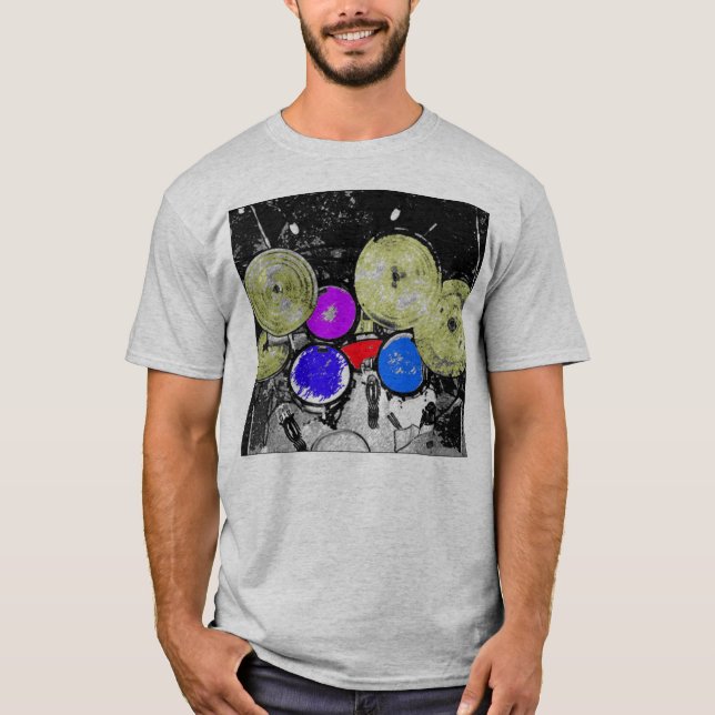 Trummar från över t shirt (Framsida)