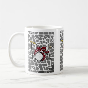 Trummar kaffemuggen kaffemugg