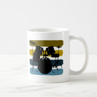 Trummar och randmuggen kaffemugg