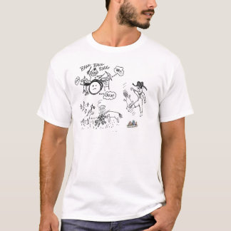 trummar, piratkopierar, unicorns, kellylogo tröja