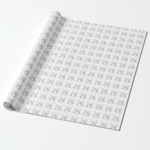 Trummar slå in papper presentpapper