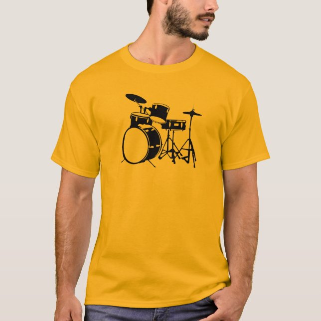trummar t-shirt (Framsida)