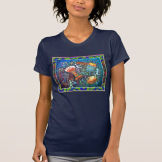 TRUMMAR T-skjortan BEKLÄR & DRAR TILLBAKA Tee