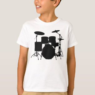 Trummar unge sportT-tröja T-shirt