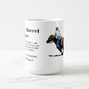 Trummatävla - flickor - hur man Barrel race.en Kaffemugg