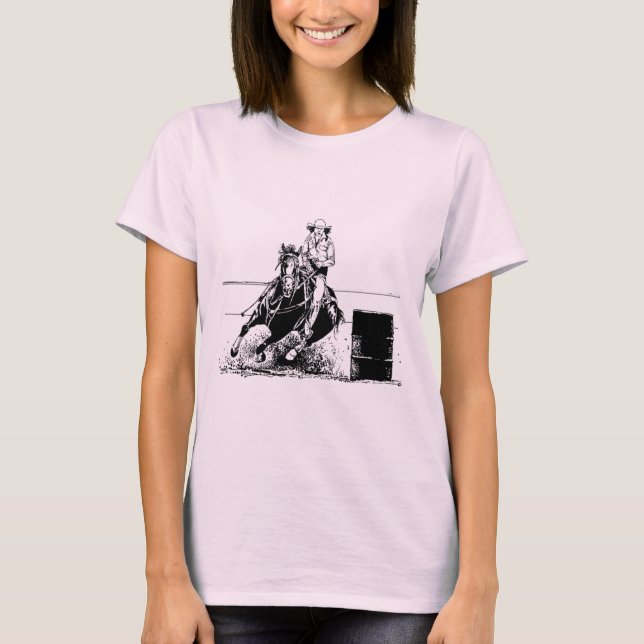 Trummatävlahäst Tee Shirt (Framsida)
