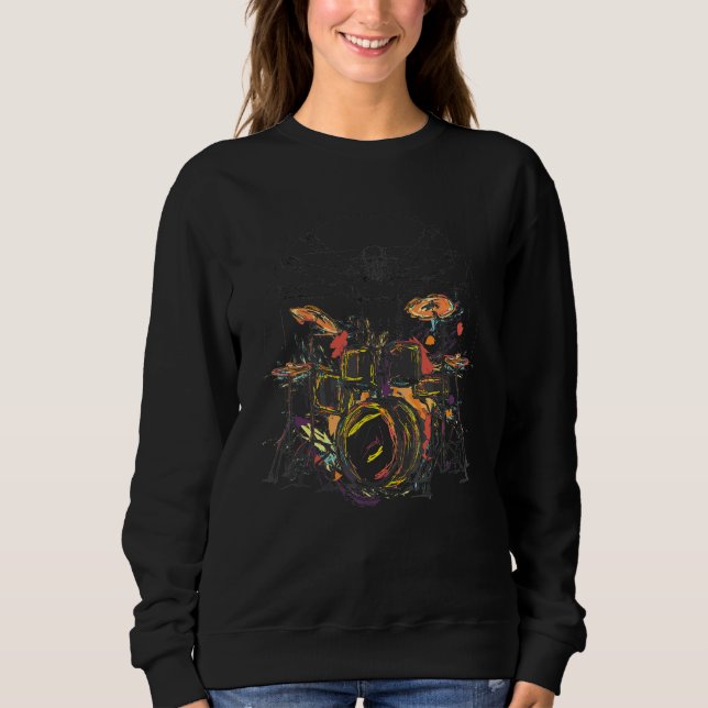 Trummis för musiker & slagverkstrummspelare t shirt (Framsida)