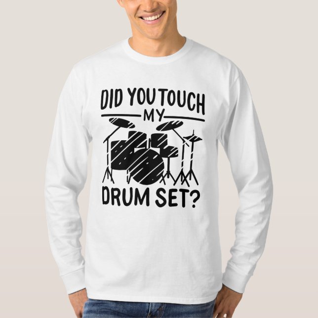 Trummis - Min trumset T Shirt (Framsida)
