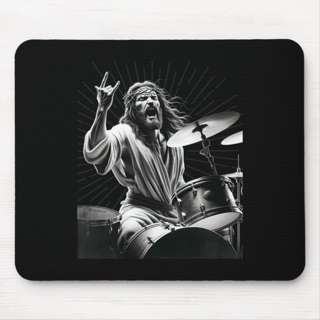 Trummis Rock Jesus Trummar  Musmatta (Framsidan)