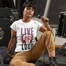 Trummor det högt t shirt