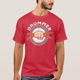 Trummor för percussion-trummor Drummer Quote Drum  T Shirt