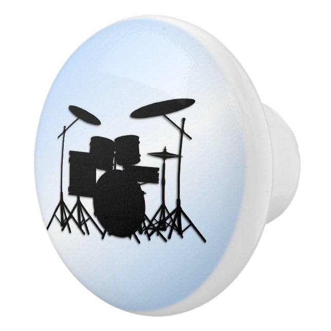 Trummor Musik Design Blå Knopp (Höger)