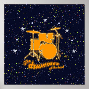 trummor och stjärnnattar himlar poster