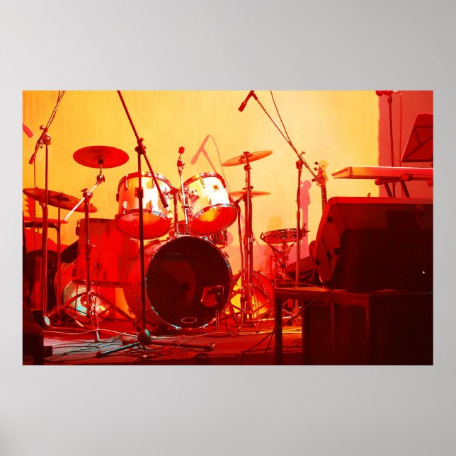 trummor poster (Framsidan)