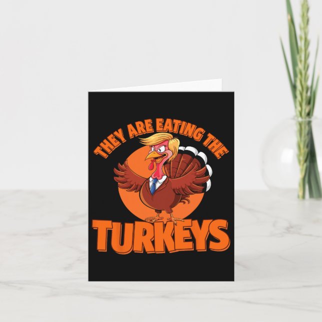 Trummor som de möter Turkiet gör Thanksgivingen st Kort (Framsida)