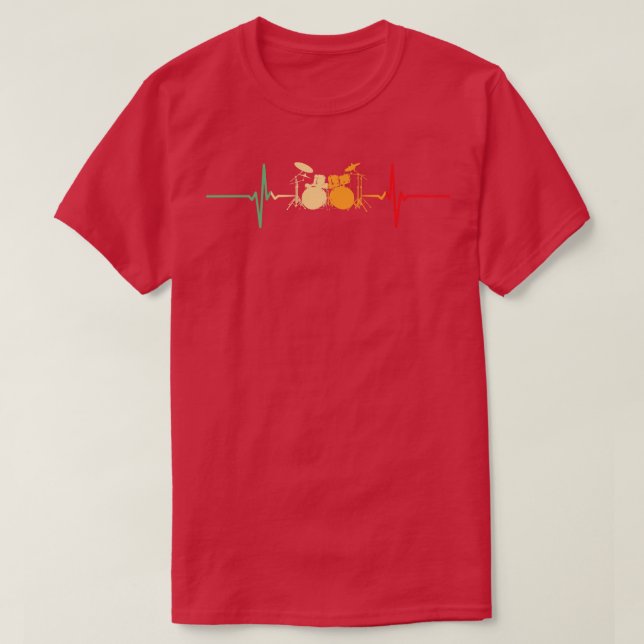 trummor t shirt (Design framsida)