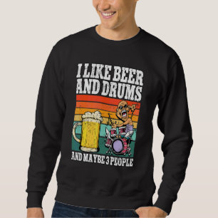 Trummor Trummis Lång Ärmad Tröja