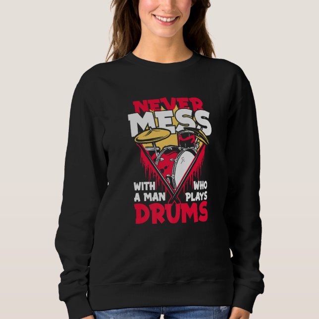 Trummor Trummis Trumset  1 T Shirt (Framsida)