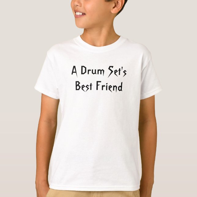 Trummors bästa vän musikcitat t shirt (Framsida)