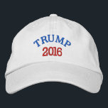 TRUMP 2016 Basic Justable Cap Broderad Keps<br><div class="desc">TRUMP 2016 BASIC JUSTABLE CAP(WHITE). TRUMP FÖR TALMAN!</div>