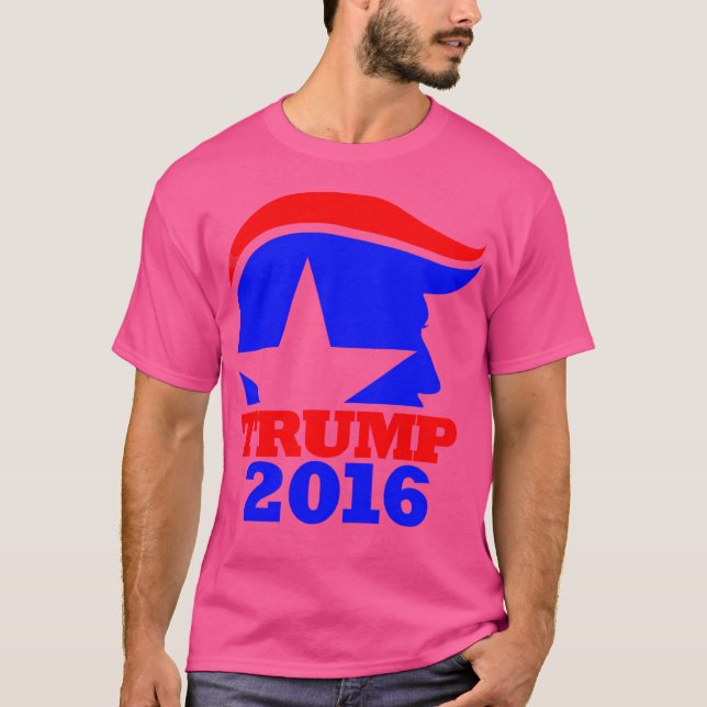 Trump 2016 Kampanj Art T Shirt (Framsida)