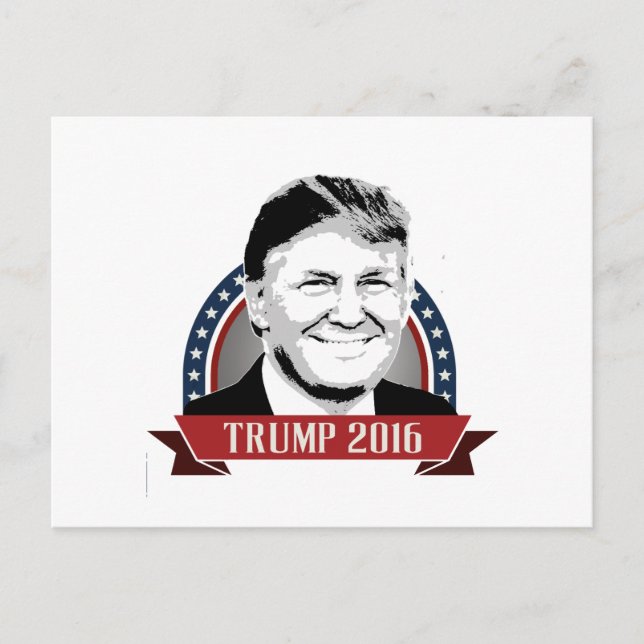 Trump 2016 Kampanj-banderoll Vykort (Framsida)