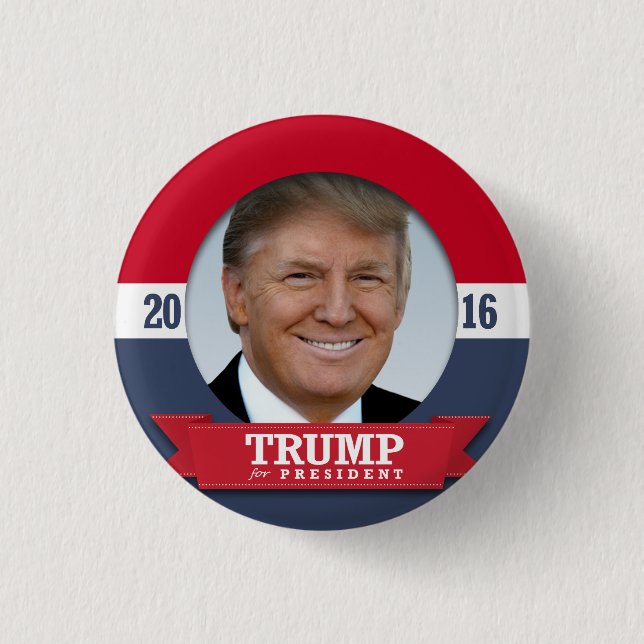 Trump 2016 knapp (Framsida)